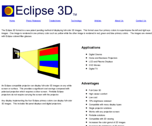 eclipse-3d.com: Eclipse 3D
A new 3D display technology