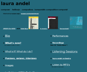 lauraandel.com: laura andel composer
Composer and conductor Laura Andel from Argentina...