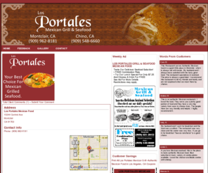 losportalesgrill.net: Mexican Food: Los Portales Mexican Food- Chino, CA
We are a family oriented business authentic Mexican food cooked on an open fire.