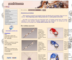 pearls4us.com: Pearls4us.com :: Pērļu rotas, Swarovski kristāli un dabīgais perlamutrs, koraļļi kā arī dabīgo akmeņu rotas...
