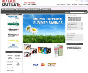 ussaleoutlet.com: Buy Pet Meds | Pet Supplies Online | Discount Perfume, Cologne |Health and Beauty Products
SAVE BIG! Buy Pet Meds, Pet Supplies, Beauty and Health Products and Fragances for men and women. USA sales outlet carrys many of the name brand products at discount prices. Buy online at low costs.