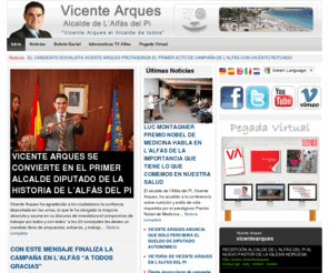 vicentearques.com: Vicente Arques
Página oficial de Vicente Arques, alcalde de L'alfás de Pi.
