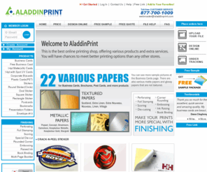 aladdinprint.com: Aladdinprint - Low Price Business Cards - Plastic Cards - Full Color Printing - Design Online
We print quality full color business card online, stickers, plastic cards with free delivery.