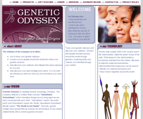 anitasingh.org: Genetic Odyssey
Genetic Odyssey-trace your genetic origins