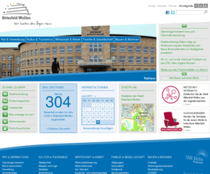 bitterfeld-wolfen.de: Stadt Bitterfeld-Wolfen - Wir haben den Bogen raus.
Offizieller Webauftritt der Stadt Bitterfeld-Wolfen mit aktuellen Informationen, Veranstaltungen, Bürgerinformationen sowie Kultur, Freizeit und Tourismus.