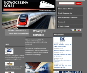 kolejnictwo.com: PHU Ave - Portal produktów branży kolejowej.
