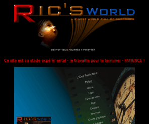 ric-s-world.net: L'Oeil Publicitaire - votre infographiste a Perigueux
L'Oeil Publicitaire est un créatif freelance à Périgueux et dans la région Aquitaine, spécialisé dans la conception et ré&alisation de maquettes print et tous produits web.