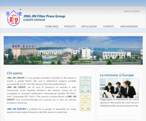 filter-press-plate.com: Jing Jin Europe - filtri pressa a piastre e piastre filtranti
Jing Jin Group - tra i maggiori costruttori mondiale di filtri pressa a piastre e piastre filtranti.