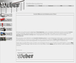 gelaender-weber.de: Geländer Edelstahlgeländer Handlauf Balkon Edelstahl
Wir bieten Geländersysteme zur Selbstmontage in solider Handwerksqualität. Lassen Sie sich in unserer Bildergalerie inspirieren, informieren Sie sich genauer über Edelstahlgeländer und uns.