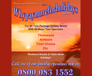 y-pay-more-for.co.uk: Whypaymoreforholidays.com
