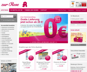 zurrose.de: Apotheke Zur Rose - Online Apotheke & Versandapotheke
Online Apotheke aus Deutschland für stark reduzierte Marken-Medikamente und Arzneimittel auf Rezept. Versandapotheke: Schneller Versand auf Rechnung.