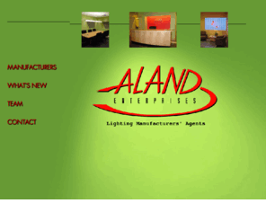 alandent.com: Aland Enterprises Inc.
Aland Enterprises, Ottawa,lighting, manufacturers,luminaires,light fixtures, lightlab, Canlyte, Lightolier, Hadco, CFI