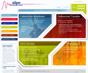 alpemetrologia.es: ALPE Metrología Industrial
Alpe Metrología es un es un Laboratorio de Calibración, situado en la comarca de Pamplona.