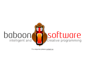 baboonsoftware.com: BaboonSoftware.com - Intelligent and Creative Programming
Baboon Software - Intelligent and Creative Programming. Perl programming and development.