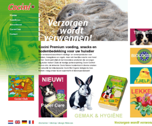 cocini.com: Cocini - Verzorgen wordt verwennen!
Cocini Premium voeding, snacks en bodembedekking voor uw huisdier
