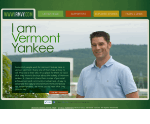 iamvy.net: I am Vermont Yankee - home
Vermont Yankee – Vermont for Vermont Yankee. Vt4vy.com Vermont Yankee is a nuclear power plant located in Vernon, Vermont.