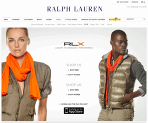 rlx-polosport.com: RLX - RalphLauren.com
Shop RLX at RalphLauren.com, the Official Site of Ralph Lauren. RalphLauren.com offers the world of Ralph Lauren, including clothing for men, women and children, bedding and bath luxuries, gifts and much more.