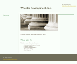 wheelerdevelopment.com: Wheeler Development - Home
Consulting for all your Real Estate Development needs. 