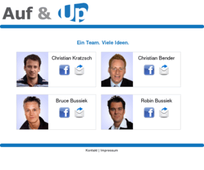 aufundup.com: Auf & Up | Ideen im Internet. Realisiert.
AufUndUp - Ideen im Internet. Realisiert.