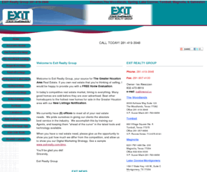 exitrealty-group.com: EXIT Realty Group
Texas, The Woodlands, Spring, Tomball, Magnolia and Conroe, Montgomery,  Houston MLS Texas homes for sale, Houston MLS listings.  Auto home finder and new listings notifier to alert you to the newest homes for sale in Texas. Lease, Rent, Homes, houses, Rent.