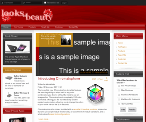 looksofbeauty.com: Introducing Chromatophore
Joomla! - the dynamic portal engine and content management system
