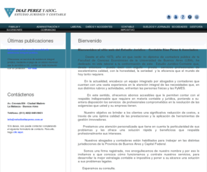 estudiodiazperez.com.ar: Estudio Diaz Perez y Asoc. | Estudio Jurídico y Contable
Estudio Diaz Perez y Asoc. | Estudio Jurídico y Contable