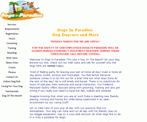 frederickdoggiedaycare.com: Club Dogz Frederick Maryland's Premier Doggie Day Care Club
Club Dogz Frederick Maryland dog daycare.  We offer doggie daycare, dog grooming, dog training and pet sitting all at our dog daycare facility in Frederick Maryland.