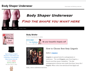 bodyshaperunderwear.net: Body Shaper Underwear
Body shaper and slimming underwear