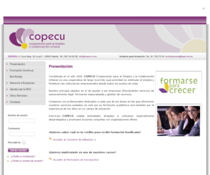 copecu.com: Presentación
Joomla! - el motor de portales dinámicos y sistema de administración de contenidos