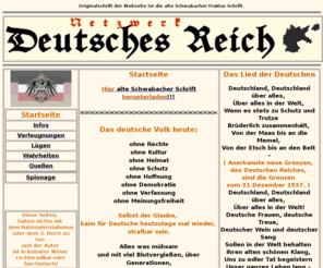 deutschesreich.net: Netzwerk Deutsches Reich
Netzwerk Deutsches Reich