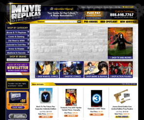 moviereplicasdirect.com: Movie Replicas, Replica Weapons, Movie Collectibles, Movie Prop Replicas | Movie Replicas Direct
Movie Replicas Direct offers the finest in replica weapons, movie collectibles, and movie prop replicas.  The best memorabilia from the biggest names. Enjoy Gift Certificates and flex pay layaway plans over $100!