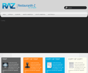 restauranta-z.com: Resturant a-z
global restaurant directory with creative concept