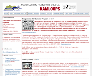 francokamloops.org: Association francophone de Kamloops
Joomla! - the dynamic portal engine and content management system