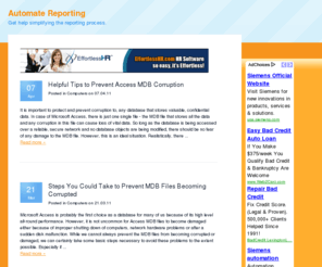 automatereporting.com: Automate Reporting
Get help simplifying the reporting process.