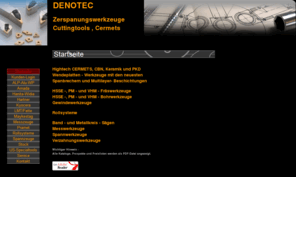 denotec.net: Denotec Homepage
Werkzeuge zum Gewinde Bohren Drehen Fräsen Rollen und Sägen in bester Qualität zu günstigen Preisen
