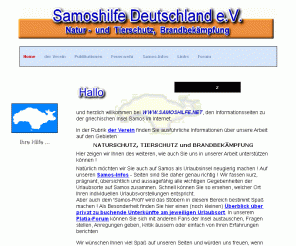 samoshilfe.net: Samoshilfe Deutschland e.V.
Hilfe für die Insel Samos nach den Waldbränden im Jahr 2000