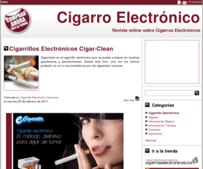 cigarroselectronicos.info: Cigarro Electrónico
Revista online sobre Cigarros Electrónicos