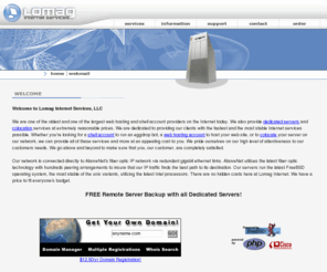 distant.net: Lomag Internet Services, LLC - Dedicated Servers, Web Hosting, Shell Accounts, Colocation
Web site hosting, server hosting, unlimited bandwith, unrestricted telnet & ftp access and more. We offer, fast, reliable, and affordable dedicated servers, web hosting, shell accounts, dns hosting and colocation!