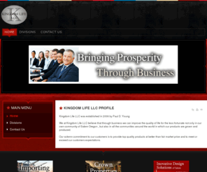 kingdomlife.biz: Kingdom Life LLC
Joomla! - the dynamic portal engine and content management system