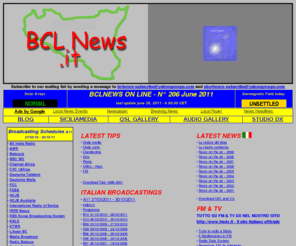 bclnews.info: BCLNEWS.IT - Il radioascolto in Italia
bcl, swl, news, mp3, dxing, antenna, ricevitore, loop, K9AY, filare, balun, mlb, propagazione, ricezione, radio, radioascolto, ricevitori, antenne, onde, medie, corte, bande, frequenze, radiodiffusione, ascolto, hobby