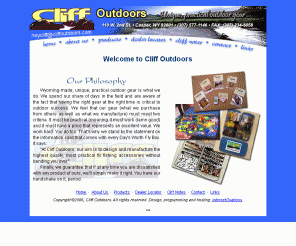 cliffoutdoors.com: Cliff Outdoors
Practical fishing gear made by Cliff Outdoors.