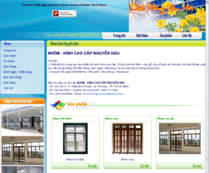 nhomkinhnguyenhau.com: Nhôm Kính Nguyễn Hậu
Website chuyên cung cấp sản phẩm, dịch vụ nhôm kính cao cấp, cầu thang kiếng, cửa kính, vách ngăn, mặt dựng,...