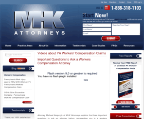 youtubeworkcomplawyer.com: YouTube Work Comp Lawyer | Pennsylvania Workers' Compensation Claim
Get all of your PA Workers' Compensation questions answered just by watching this video! Find the key to choosing the right PA Work Comp attorney. - 570-839-8050 - HC 89, Box 105, Route 940
Pocono Summit, PA  18346