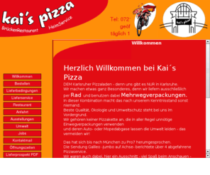 kais-pizza.de: Kai's Pizza - Heimservice und Brückenrestaurant
Kai's Pizza: Heimservice und Brückenrestaurant in Karlsruhe.