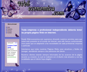 web-economica.com: ::.. Bienvenidos a Web Económica - Inicio ..::
** Bienvenido a Web-Económica.com : Creación de espacios web **
