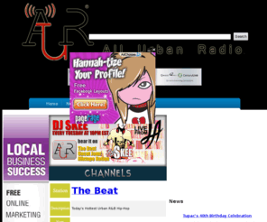 allurbanradio.com: All Urban Radio : Urban Online Radio Stations
Urban online radio stations, streaming Hip Hop, Urban Gospel, music.