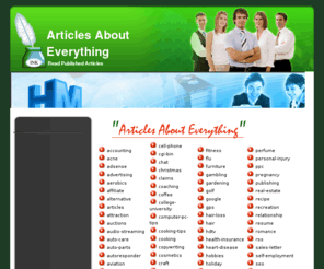 articlesabouteverything.com: Articles About Everything
Articles About Everything