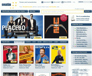 eventim.ag: 	Tickets Konzertkarten Eintrittskarten
EVENTIM