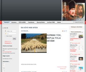 isakoyu.com: İsa Köyü Web Sitesi
isaköyü, isa köyü, Arguvan, Malatya, isaköyFM, Radyo isa köyü, Türkü, joomla, Haberler, isakoyu, ISAKÖYÜ, isakoyu