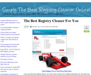 registry-easy-cleaner.com: The Best Registry Cleaner | Registry-Easy-Cleaner.com
Are you looking for the best registry cleaner